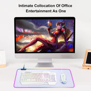 Non-slip XXL RGB  Gaming Custom Cheap Big Xxl Rubber  Extended Mousepad-3