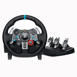 Logitech G29 Original Racing Steering Wheel Pedal Shift Lever Wired Controller for PS4 Car Games Game Racing Joystick Controller-0