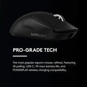 For Logitech G Pro Superlight Laptop PC Gaming Mouse 2nd USB 2.4g Dual-Mode Rechargeable RGB Ergonomic Design for Gamers-1