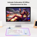 Non-slip XXL RGB  Gaming Custom Cheap Big Xxl Rubber  Extended Mousepad-3