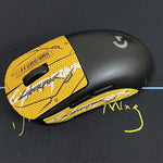 New product explosion Logitech gpwx athletic mouse anti-slip stickers non-slip sweat dog fart king II print set stickers & skins-0