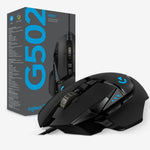 For Logitech G502 Wired Optical Gaming Mouse 100-16000 DPI Range 11 Buttons 2.1m Right Hand Orientation with 11 Button Backlight-0