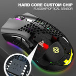 2024 New 2.4Ghz &Bt RGB Optical Computer Wireless Mouse Game USB Gaming Mice for Mac Laptop Windows 10m Working Distance-2