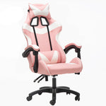 2021 China High Quality Custom Cheap Home Office Furniture PC Computer Silla Gamer Pu Leather Racing Gaming Chair with Footrest-5