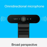 For Logitech BRIO 4K C1000E Auto-Focus HD Webcam Wide-Angle USB Network Video Camera for Desktop/Laptop Computers PC CMOS-2
