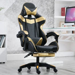 2021 China High Quality Custom Cheap Home Office Furniture PC Computer Silla Gamer Pu Leather Racing Gaming Chair with Footrest-3