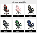2021 China High Quality Custom Cheap Home Office Furniture PC Computer Silla Gamer Pu Leather Racing Gaming Chair with Footrest-4