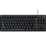 Logitech G412 TKL/G412 SE Mechanical Gaming Keyboard USB White LED Backlight 87/104-keys Wired Keyboard for Desktop Laptop-1