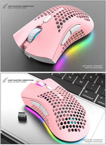2024 New 2.4Ghz &Bt RGB Optical Computer Wireless Mouse Game USB Gaming Mice for Mac Laptop Windows 10m Working Distance-6
