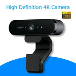For Logitech BRIO 4K C1000E Auto-Focus HD Webcam Wide-Angle USB Network Video Camera for Desktop/Laptop Computers PC CMOS-1