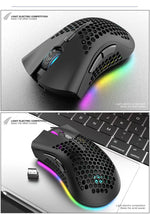 2024 New 2.4Ghz &Bt RGB Optical Computer Wireless Mouse Game USB Gaming Mice for Mac Laptop Windows 10m Working Distance-7