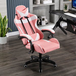 2021 China High Quality Custom Cheap Home Office Furniture PC Computer Silla Gamer Pu Leather Racing Gaming Chair with Footrest-1